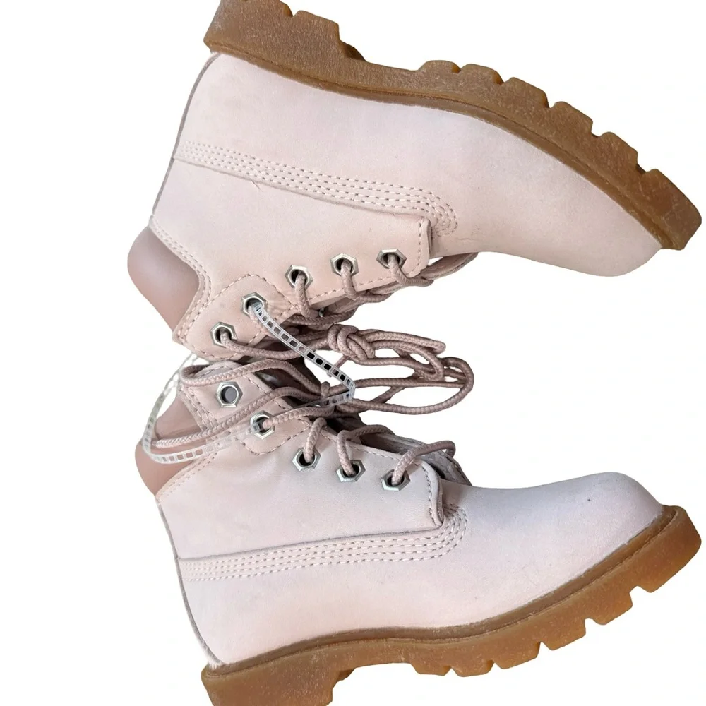 NWT Timberland Pink Waterproof Toddler Boots Girls Size 9.5 Blush No Box